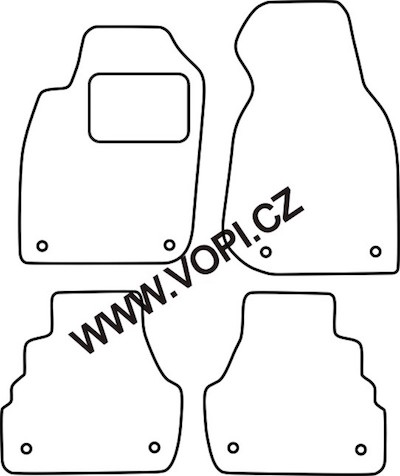 Autokoberce Audi A6 05/1997 - 2001 Colorfit Fun (206)